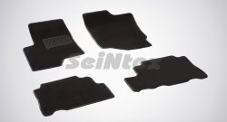 2 599 р. Износостойкие коврики в салон SeiNtex Premium LUX 4 шт. (ворсовые) Chevrolet Captiva  дорестайлинг (2006-2011). Увеличить фотографию 1
