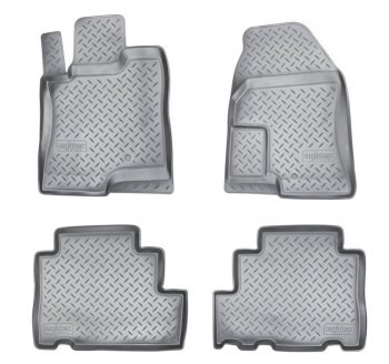 2 289 р. Комплект салонных ковриков Norplast Unidec  Chevrolet Captiva (2006-2011), Opel Antara (2006-2010) (Цвет: черный). Увеличить фотографию 1