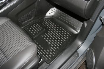 2 599 р. Коврики салона Element (полиуретан, 5 штук) Chevrolet Captiva 1-ый рестайлинг (2011-2013). Увеличить фотографию 2