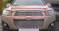 4 799 р. Декоративная вставка решетки радиатора Berkut Chevrolet Captiva 1-ый рестайлинг (2011-2013). Увеличить фотографию 1