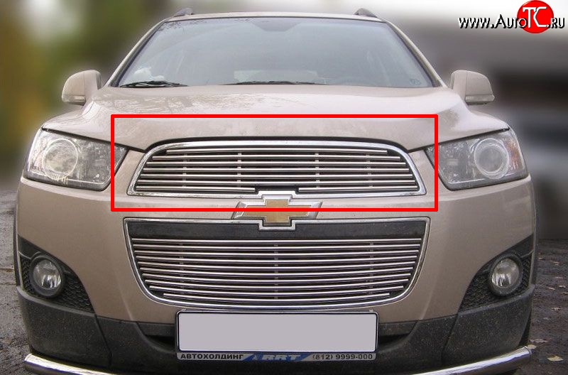 4 799 р. Декоративная вставка решетки радиатора Berkut Chevrolet Captiva 1-ый рестайлинг (2011-2013)