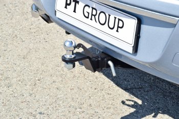 8 699 р. Фаркоп Petroil Tuning (съемный квадрат) Chevrolet Captiva 1-ый рестайлинг (2011-2013) (Без заглушки ). Увеличить фотографию 2