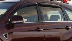 2 759 р. Дефлекторы окон (ветровики) Novline 4 шт Chevrolet Captiva 2-ой рестайлинг (2013-2016). Увеличить фотографию 1