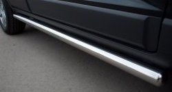 13 849 р. Защита порогов из круглой трубы диаметром 63 мм Russtal Chevrolet Captiva 1-ый рестайлинг (2011-2013) (Защита порогов с со скосами на торцах (вариант 1)). Увеличить фотографию 10
