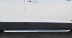 19 799 р. Широкая защита порогов (рестайлинг) Russtal  Chevrolet Captiva (2013-2016). Увеличить фотографию 2