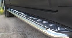 19 799 р. Широкая защита порогов (рестайлинг) Russtal  Chevrolet Captiva (2013-2016). Увеличить фотографию 4