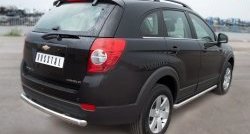 14 999 р. Одинарная защита заднего бампера из трубы диаметром 63 мм Russtal Chevrolet Captiva 1-ый рестайлинг (2011-2013). Увеличить фотографию 4