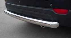 8 249 р. Одинарная защита заднего бампера из трубы диаметром 76 мм Russtal  Chevrolet Captiva (2011-2013). Увеличить фотографию 3