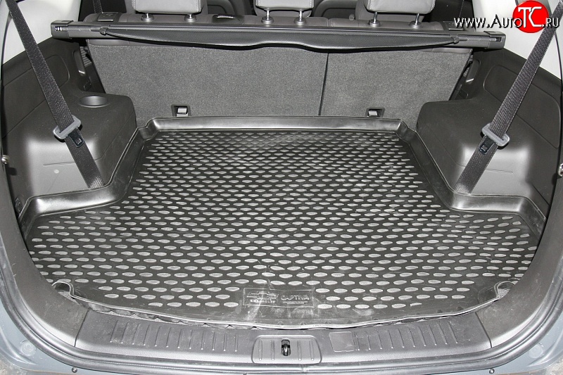 2 589 р. Коврик в багажник (длинная база) Element (полиуретан)  Chevrolet Captiva (2011-2016)