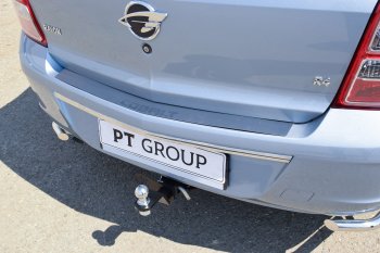 2 999 р. Защитная накладка заднего бампера Petroil Tuning Chevrolet Cobalt седан 2-ой рестайлинг (2019-2024). Увеличить фотографию 3