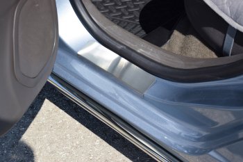 3 299 р. Пороги накладки дверей Petroil Tuning  Chevrolet Cobalt (2019-2024). Увеличить фотографию 5