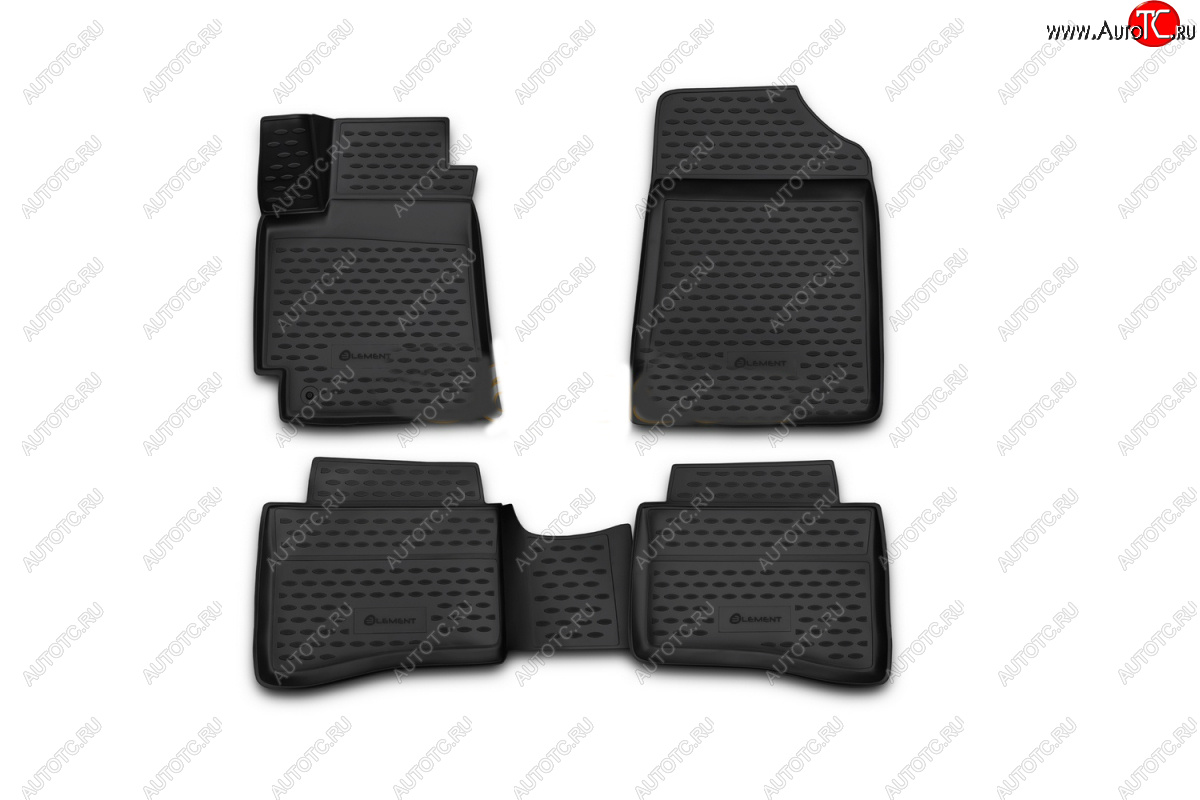 3 499 р. Комплект 3D ковриков салона Format (повышенная износостойкость).  Chevrolet Cobalt (2011-2016)