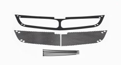 1 849 р. Защитная сетка решетки радиатора RA  Chevrolet Cobalt (2011-2016) (Неокрашенная). Увеличить фотографию 3