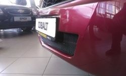 2 089 р. Нижняя сетка на бампер Russtal (черная) Chevrolet Cobalt седан дорестайлинг (2011-2016). Увеличить фотографию 9
