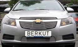 4 399 р. Декоративная вставка воздухозаборника Berkut Chevrolet Cruze седан J300 (2012-2015). Увеличить фотографию 1