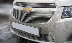 4 399 р. Декоративная вставка воздухозаборника Berkut  Chevrolet Cruze ( седан,  хэтчбек,  универсал) (2012-2015). Увеличить фотографию 1