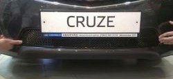2 899 р. Сетка на бампер Novline Chevrolet Cruze хэтчбек J305 (2012-2015). Увеличить фотографию 1