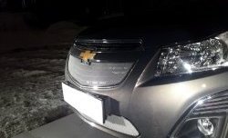 1 599 р. Сетка в решетку радиатора Russtal  Chevrolet Cruze ( седан,  хэтчбек,  универсал) (2012-2015) (хром). Увеличить фотографию 4