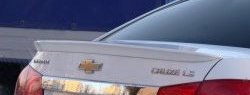 2 989 р. Лип спойлер Tuning-Sport  Chevrolet Cruze  седан (2009-2012) (Неокрашенный). Увеличить фотографию 1