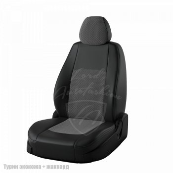 5 899 р. Чехлы для сидений Lord Autofashion Турин (экокожа/жаккард)  Chevrolet Cruze  седан (2009-2015) (Черный, вставка Люкс-94). Увеличить фотографию 1