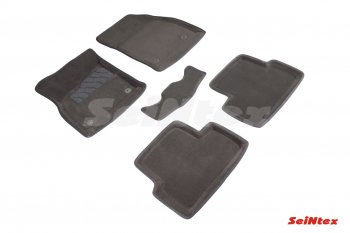 4 849 р. Комплект ковриков в салон Seintex (3D) Chevrolet Cruze хэтчбек J305 (2012-2015). Увеличить фотографию 1