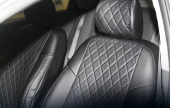 6 699 р. Чехлы Seintex (экокожа/ромб)  Chevrolet Cruze ( седан,  хэтчбек,  универсал) (2009-2015). Увеличить фотографию 1