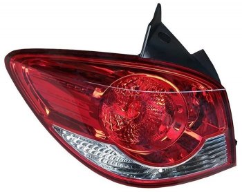 3 499 р. Левая фонарь SAT  Chevrolet Cruze  хэтчбек (2009-2015). Увеличить фотографию 1