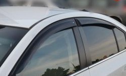 Комплект дефлекторов окон (ветровиков) 4 шт. Russtal Chevrolet Cruze седан J300 (2009-2012)
