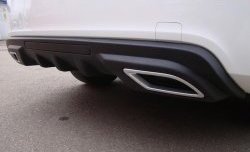 2 989 р. Диффузор заднего бампера Sport  Chevrolet Cruze  седан (2009-2012) (Глянец под окраску, Неокрашенный). Увеличить фотографию 9