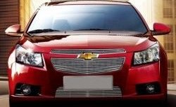 6 749 р. Декоративные вставки решетки радиатора и переднего бампера CT Chevrolet Cruze хэтчбек J305 (2012-2015) (Неокрашенная). Увеличить фотографию 1