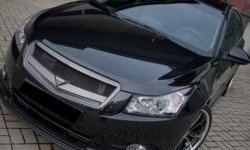 2 999 р. Решётка радиатора Road Runs style  Chevrolet Cruze ( седан,  хэтчбек,  универсал) (2009-2015) (Неокрашенная). Увеличить фотографию 2
