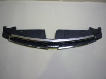 1 049 р. Решетка радиатора SPARD (верхняя) Chevrolet Cruze хэтчбек J305 (2012-2015) (Неокрашенная). Увеличить фотографию 1