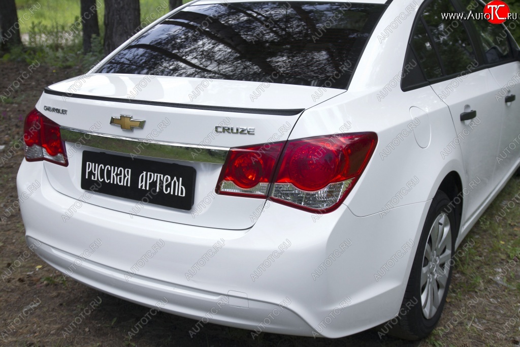 1 759 р. Лип спойлер RA  Chevrolet Cruze  седан (2009-2015) (Неокрашенный)