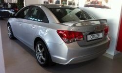 6 849 р. Спойлер LitCompany Chevrolet Cruze J300 седан дорестайлинг (2009-2012) (Неокрашенный). Увеличить фотографию 2