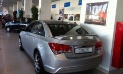 6 849 р. Спойлер LitCompany Chevrolet Cruze J300 седан дорестайлинг (2009-2012) (Неокрашенный). Увеличить фотографию 5