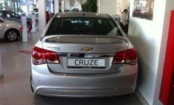 6 849 р. Спойлер LitCompany Chevrolet Cruze J300 седан дорестайлинг (2009-2012) (Неокрашенный). Увеличить фотографию 6