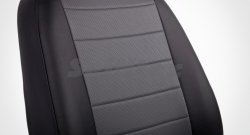 6 249 р. Чехлы для сидений SeiNtex (экокожа)  Chevrolet Cruze ( седан,  хэтчбек) (2009-2015) (Серый цвет). Увеличить фотографию 4