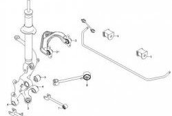 929 р. Полиуретановый сайлентблок ступицы задней подвески Точка Опоры Chevrolet Evanda (2004-2006). Увеличить фотографию 2