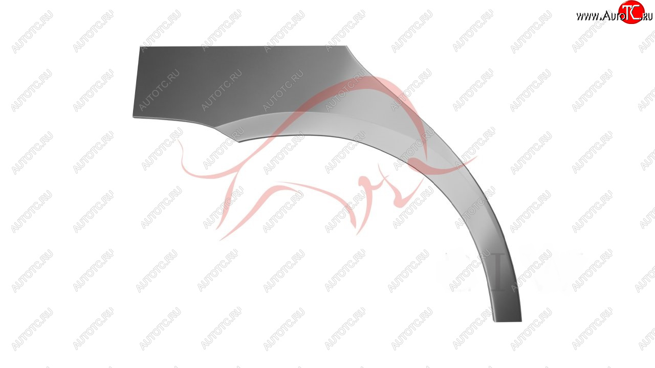 2 189 р. Правая задняя ремонтная арка (внешняя) Wisentbull  Chevrolet Equinox  3 (2018-2024)