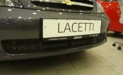 Сетка на бампер Russtal (черная) Chevrolet Lacetti хэтчбек (2002-2013)