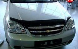 2 699 р. Дефлектор капота NovLine Chevrolet Lacetti седан (2002-2013). Увеличить фотографию 1