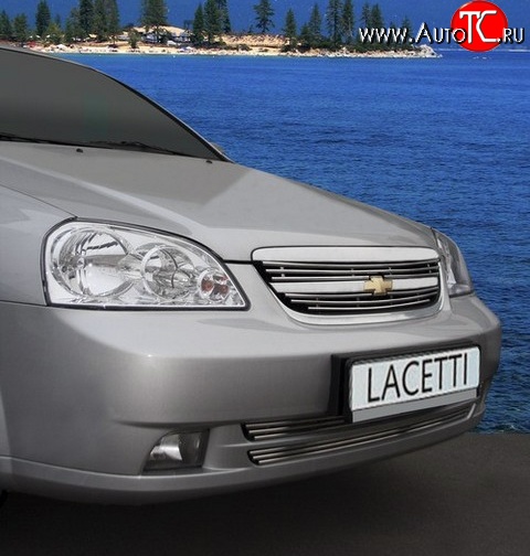 215 р. Декоративные вставки воздухозаборника Souz-96 Chevrolet Lacetti седан (2002-2013)