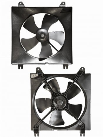 2 799 р. Вентилятор радиатора в сборе SAT Chevrolet Lacetti седан (2002-2013). Увеличить фотографию 1