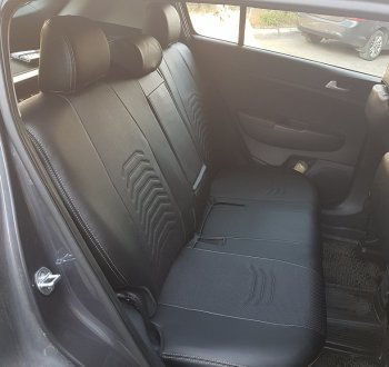 7 799 р. Чехлы для сидений Lord Autofashion Денвер (экокожа)  Chevrolet Lacetti ( седан,  универсал,  хэтчбек) (2002-2013), Daewoo Gentra ( KLAS) (2005-2016) (Чёрный, вставка чёрная). Увеличить фотографию 5