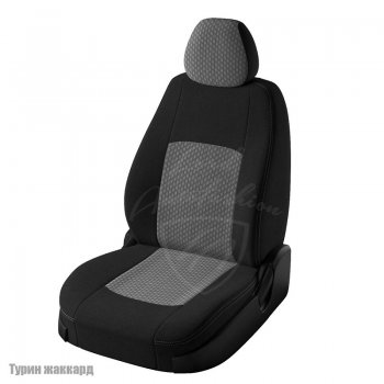 5 299 р. Чехлы для сидений Lord Autofashion Турин (жаккард)  Chevrolet Lacetti  седан (2002-2013), Daewoo Gentra (2005-2011) (Черный, вставка Люкс-94). Увеличить фотографию 1