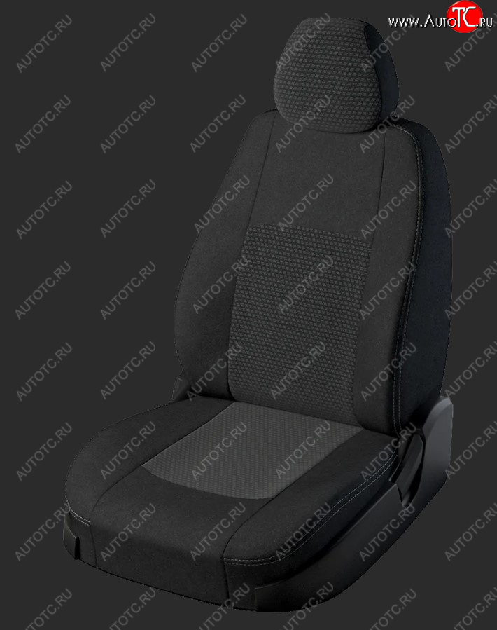 4 049 р. Чехлы для сидений Lord Autofashion Турин (жаккард, спинка 60/40+подлокотник, 2 П- и 1 Г- образных подголовника)  Chevrolet Lacetti ( седан,  универсал,  хэтчбек) (2002-2013), Daewoo Gentra ( KLAS) (2005-2016) (Чёрный, вставка Чёрный Мокка)
