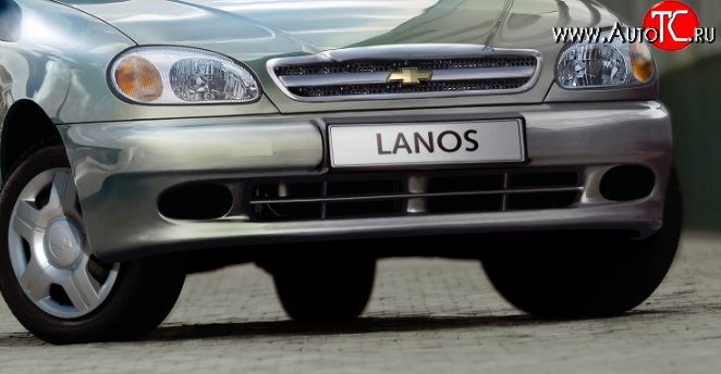 3 499 р. Передний бампер Стандарт ЗАЗ Lanos седан (2008-2016) (Окрашенный)