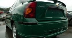 4 349 р. Задний бампер Дельта Daewoo Lanos T100 дорестайлинг, седан (1997-2002) (Неокрашенный). Увеличить фотографию 1