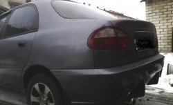6 399 р. Задний бампер RS  Chevrolet Lanos ( T100,  T150,  седан) (1997-2017), Daewoo Sense  Т100 (1997-2008), ЗАЗ Chance  седан (2009-2017), ЗАЗ Sens  седан (2007-2017) (Неокрашенный). Увеличить фотографию 2