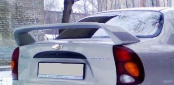 3 049 р. Спойлер Nika (АБС-пластик) Chevrolet Lanos T100 седан (2002-2017) (Неокрашенный). Увеличить фотографию 1